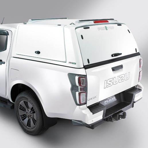 Pro//Top Gullwing Commercial Hardtop in 527 Splash White for Isuzu D-Max 2025 On