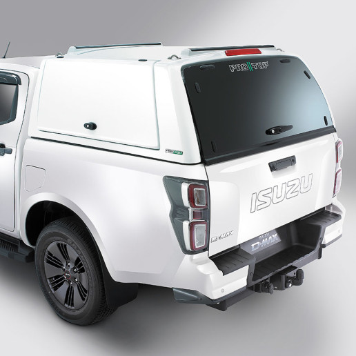 Pro//Top Gullwing Commercial Hardtop in 527 Splash White for Isuzu D-Max 2025 On
