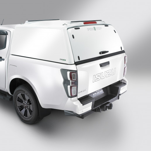 2021 Isuzu D-Max Pro//Top Gullwing Commercial  Canopy IACC4884 with solid Rear Door in 527 Splash White