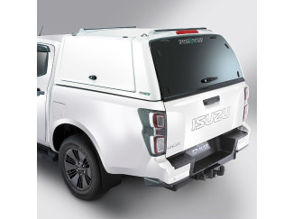Pro//Top Gullwing Commercial Hardtop in 527 Splash White for Isuzu D-Max 2025 On