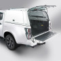 Isuzu D-Max Extended Cab 2025- ProTop Gullwing Commercial Canopy in 527 Splash White with Solid Rear Door IACC5882-527S