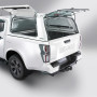 Isuzu D-Max Extended Cab 2025- ProTop Gullwing Commercial Canopy in 527 Splash White with Solid Rear Door IACC5882-527S