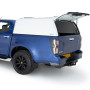 D-Max 2025- Pro//Top Tradesman Commercial Canopy in 527 Splash White with Solid Rear Door